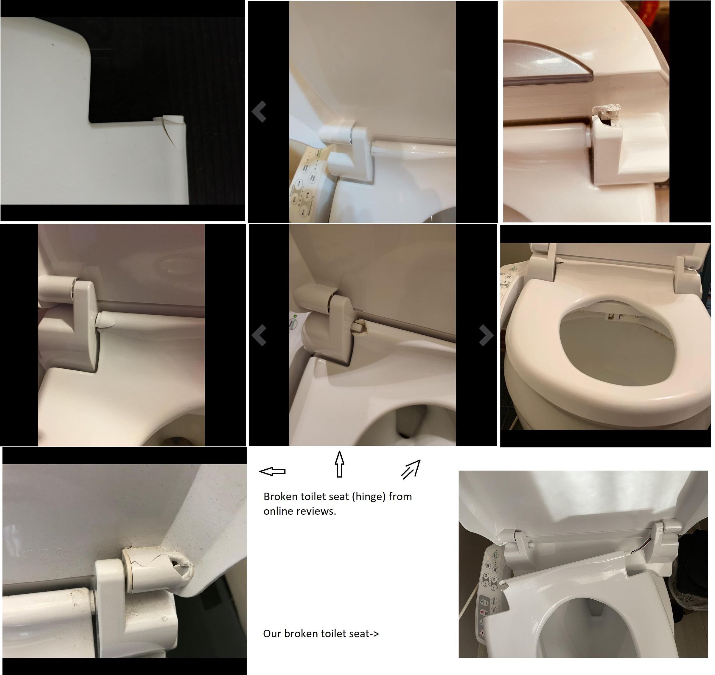 Fix a Broken Bidet Toilet Seat With Potential Design Flaw 4 Steps