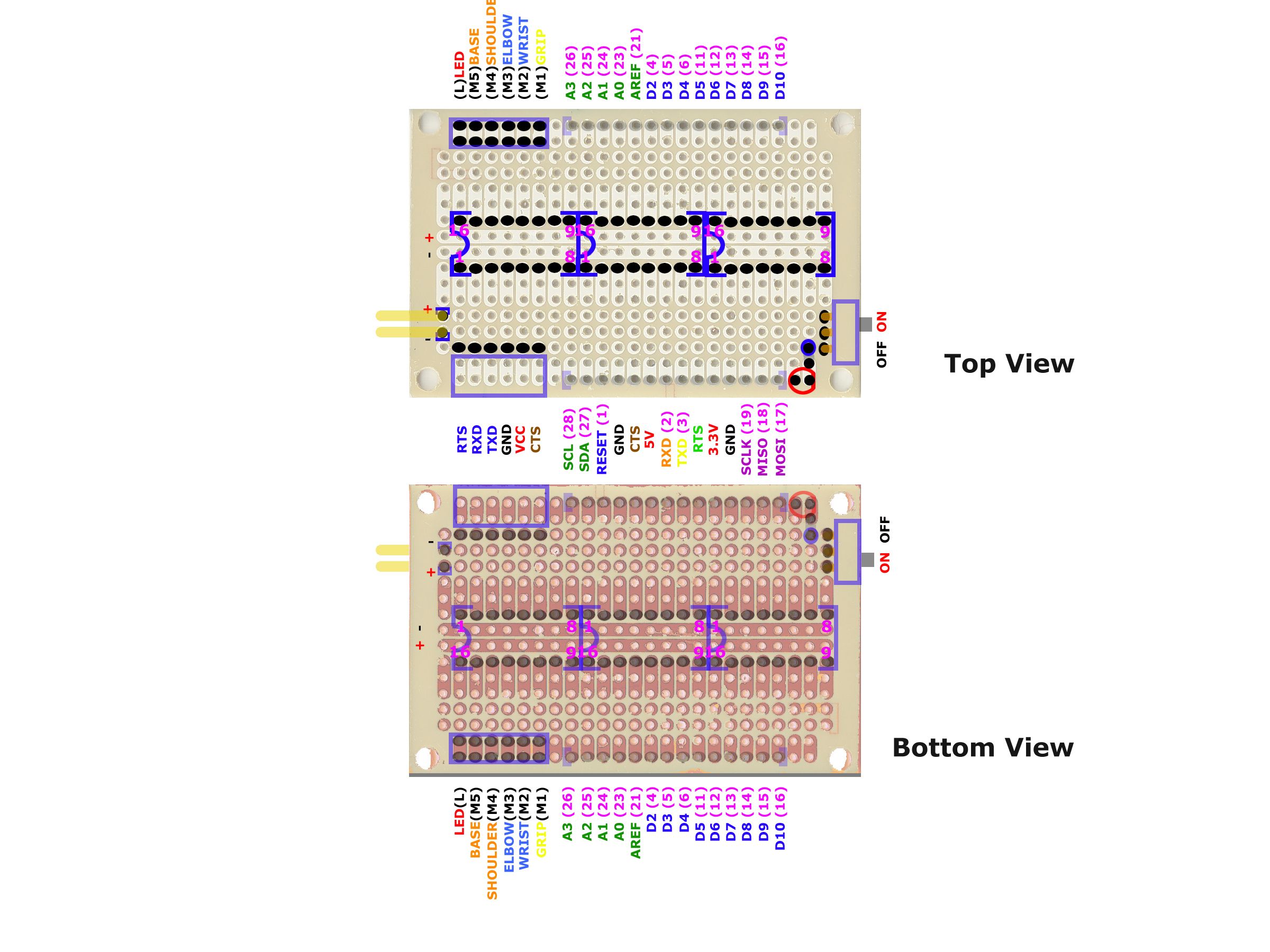 Make Wired Robotic Arm Edge to 