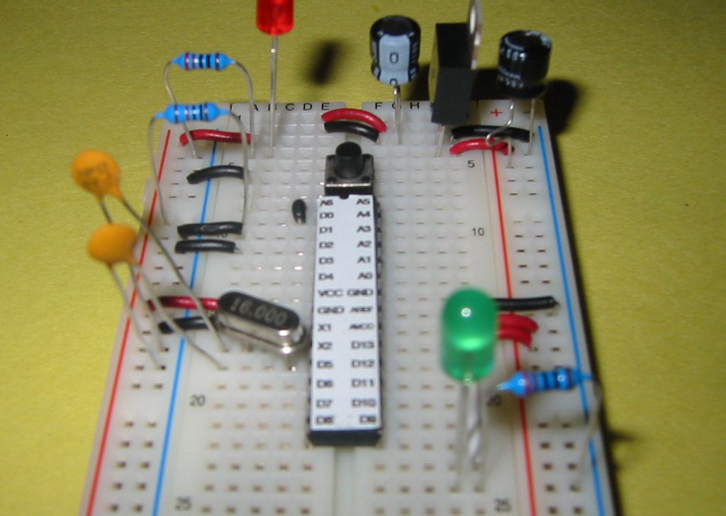 Arduino Projects on a Breadboard (no Serial Com)