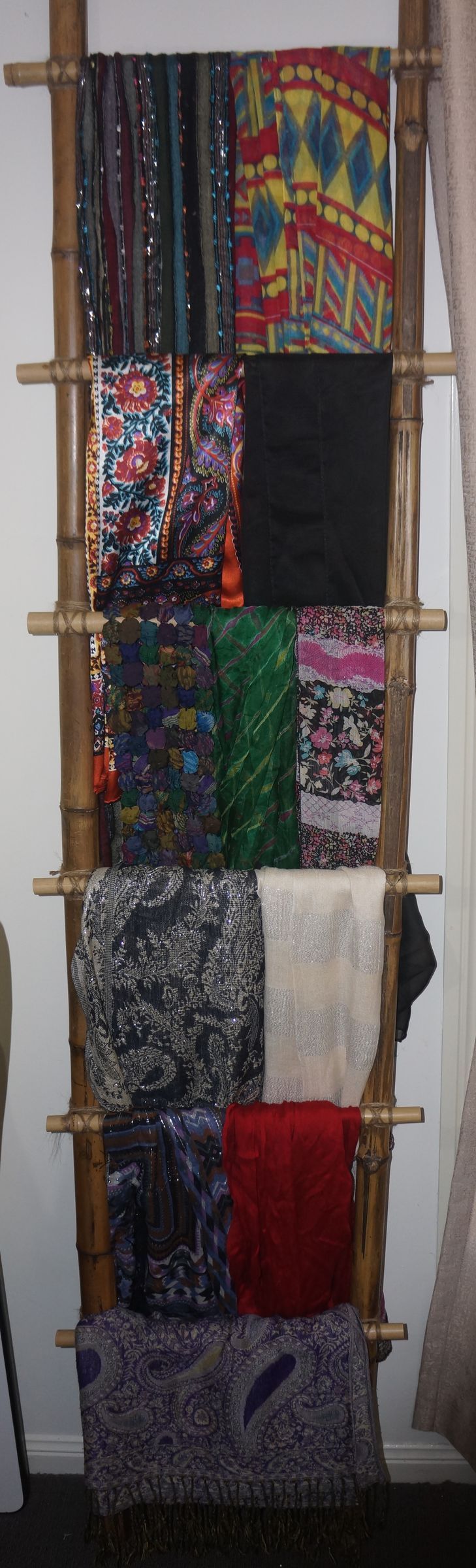 Bamboo Ladder/ Hanging Storage