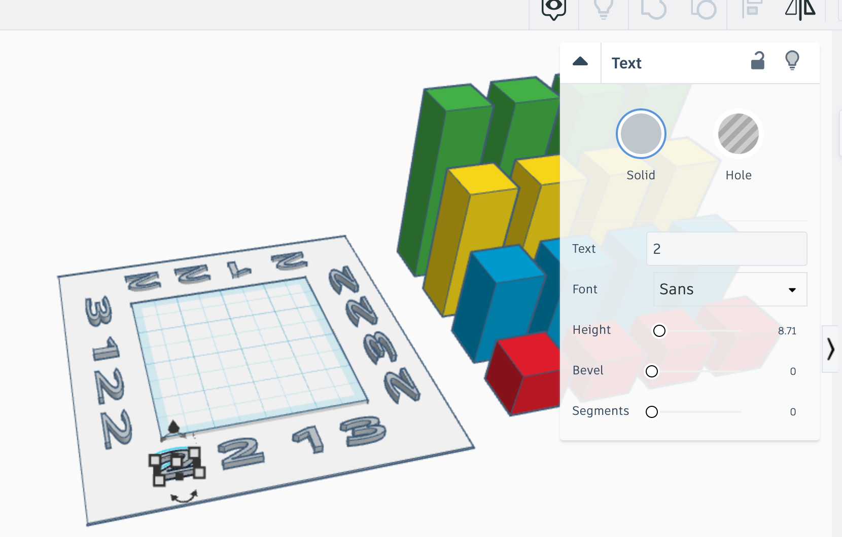 Tinkercad Skyscraper Puzzle Template 4 Steps (with Pictures