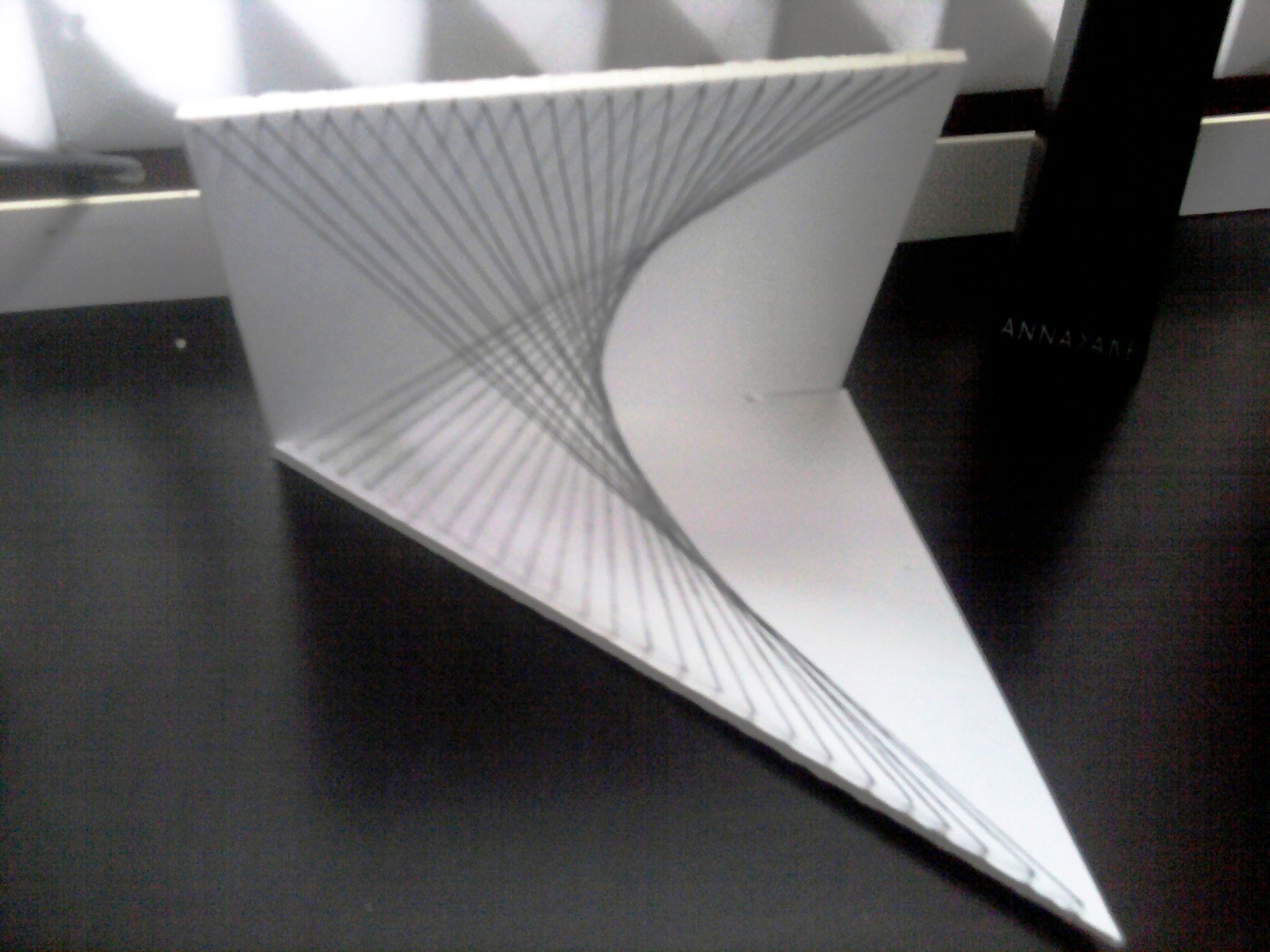 Solid Figure Illusion With Sheets Ans Strings