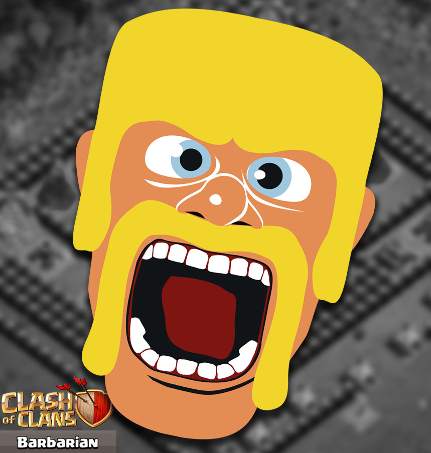 Clash of Clans - Barbarian - Mask