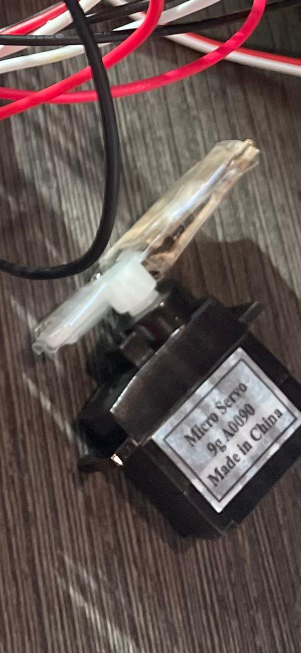 Attach Servo Motor and Any Extra Cardboard to Robot