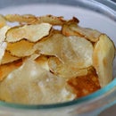 Crispy Potato Chips in the Microwave