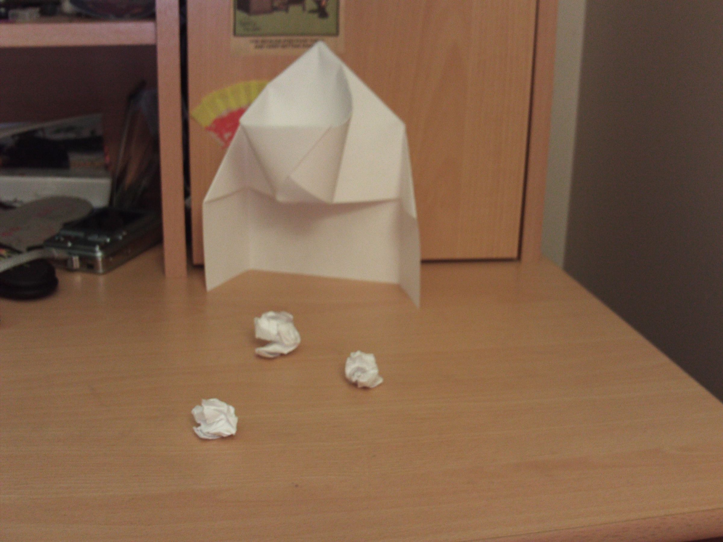 Mini Paper Basketball Hoop