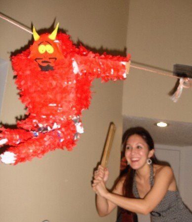 Satan From South  Park Pinata.. I Mean PiÃata Easy