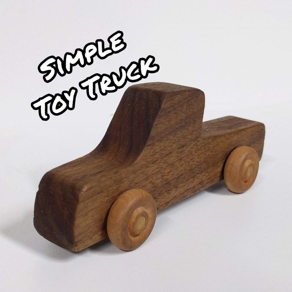 Wooden top toddler truck