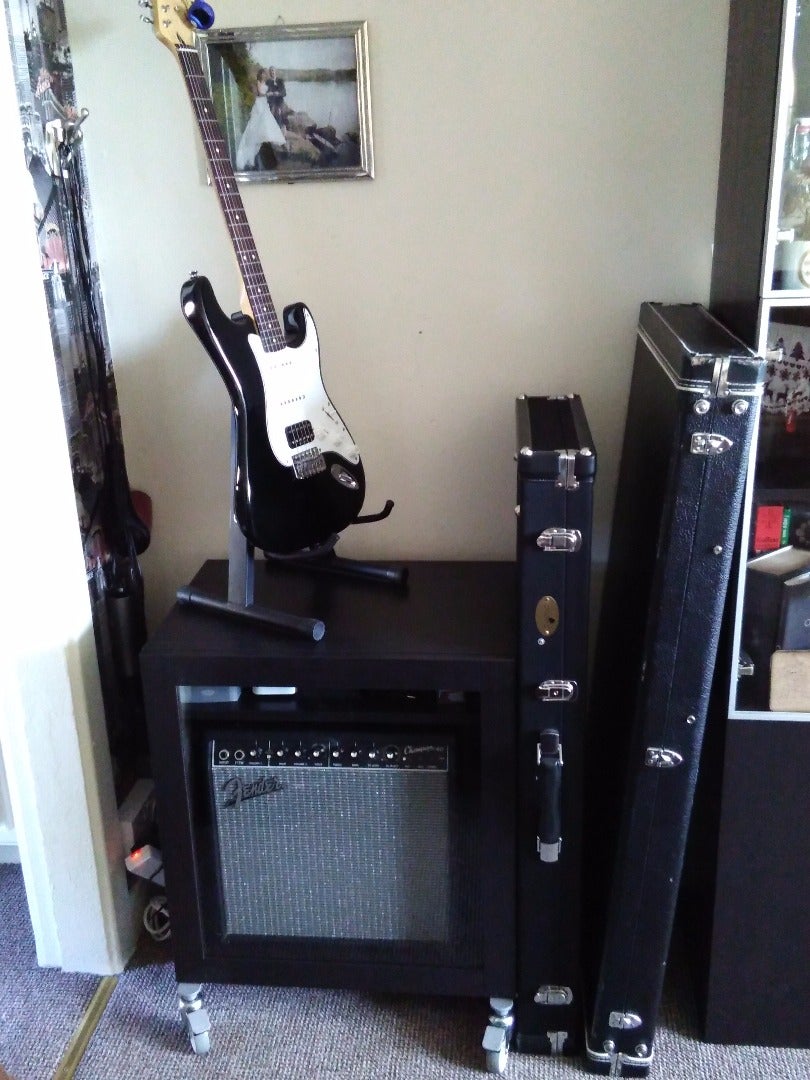 Guitar Amp and Accessories Storage (Ikea Hack) 4 Steps Instructables