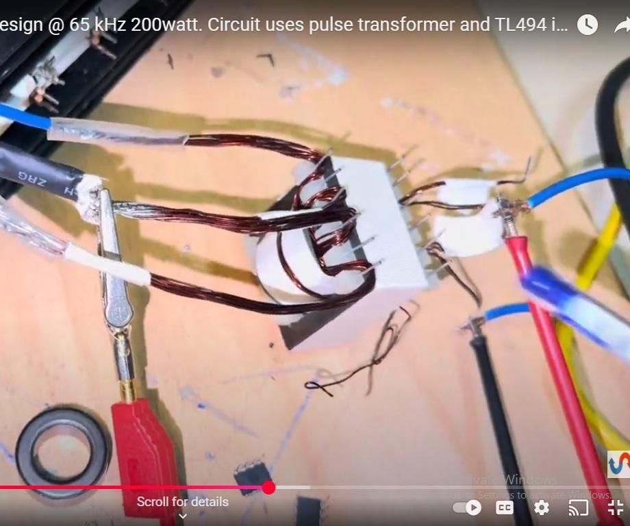 SMPS Based Power Supply Design Output 24V DC ,Input 130-240V DC