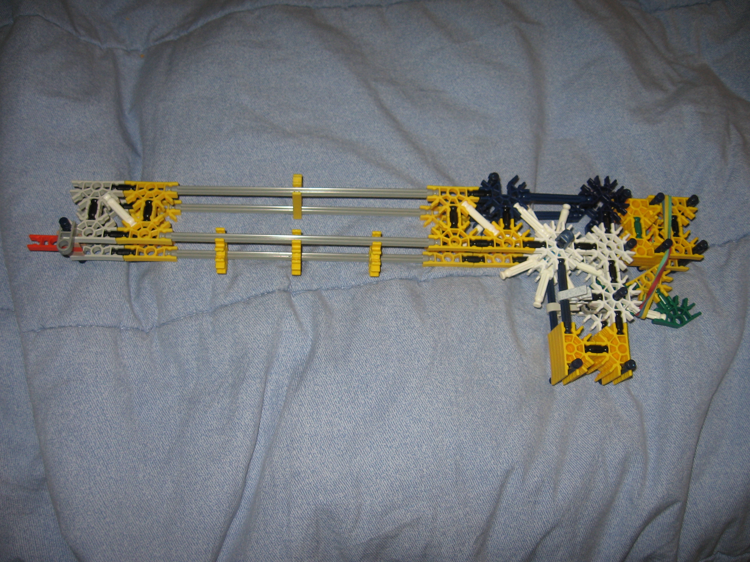 Super Distance/Power Mod to K'nex Rubberband Repeat Gun