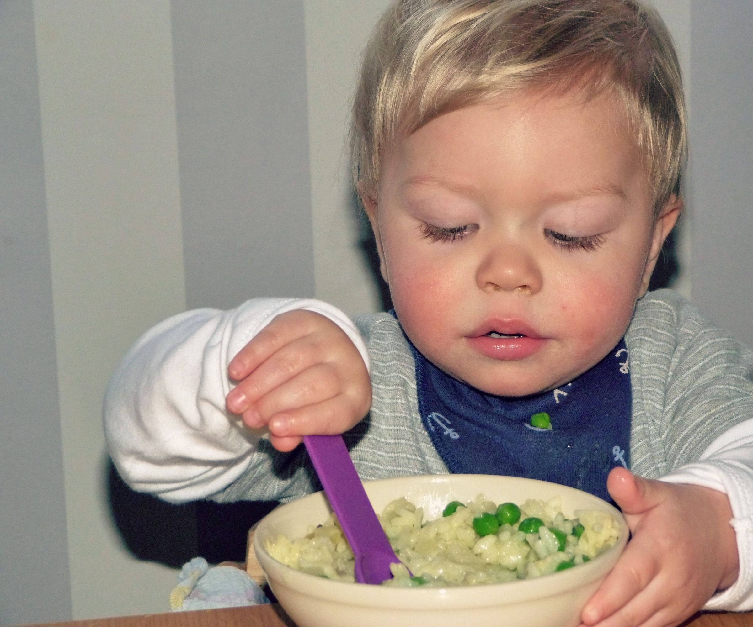 Toddler's Pea Risotto