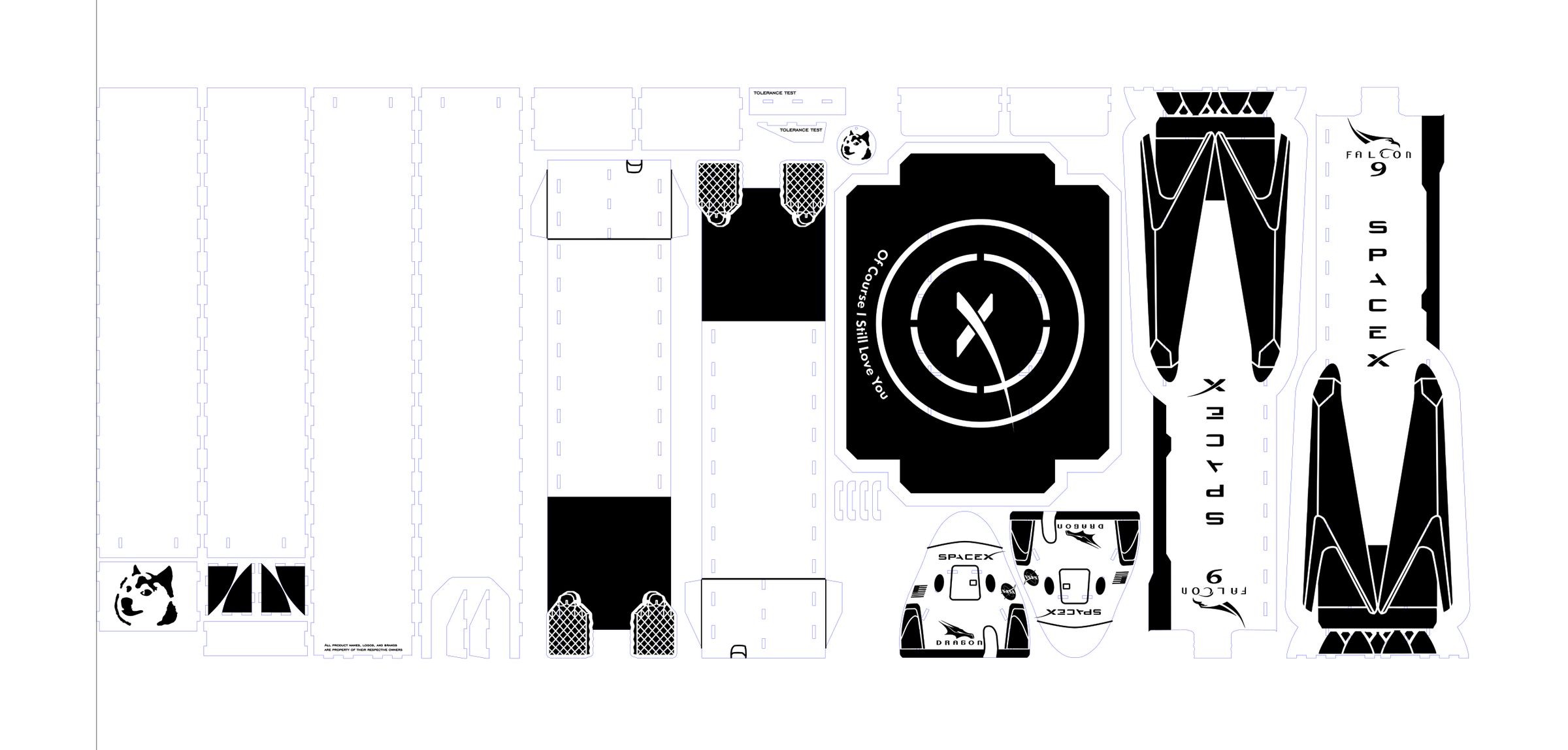 Falcon 9 Socks Dispenser, With Dragon and Doge on Board! : 11