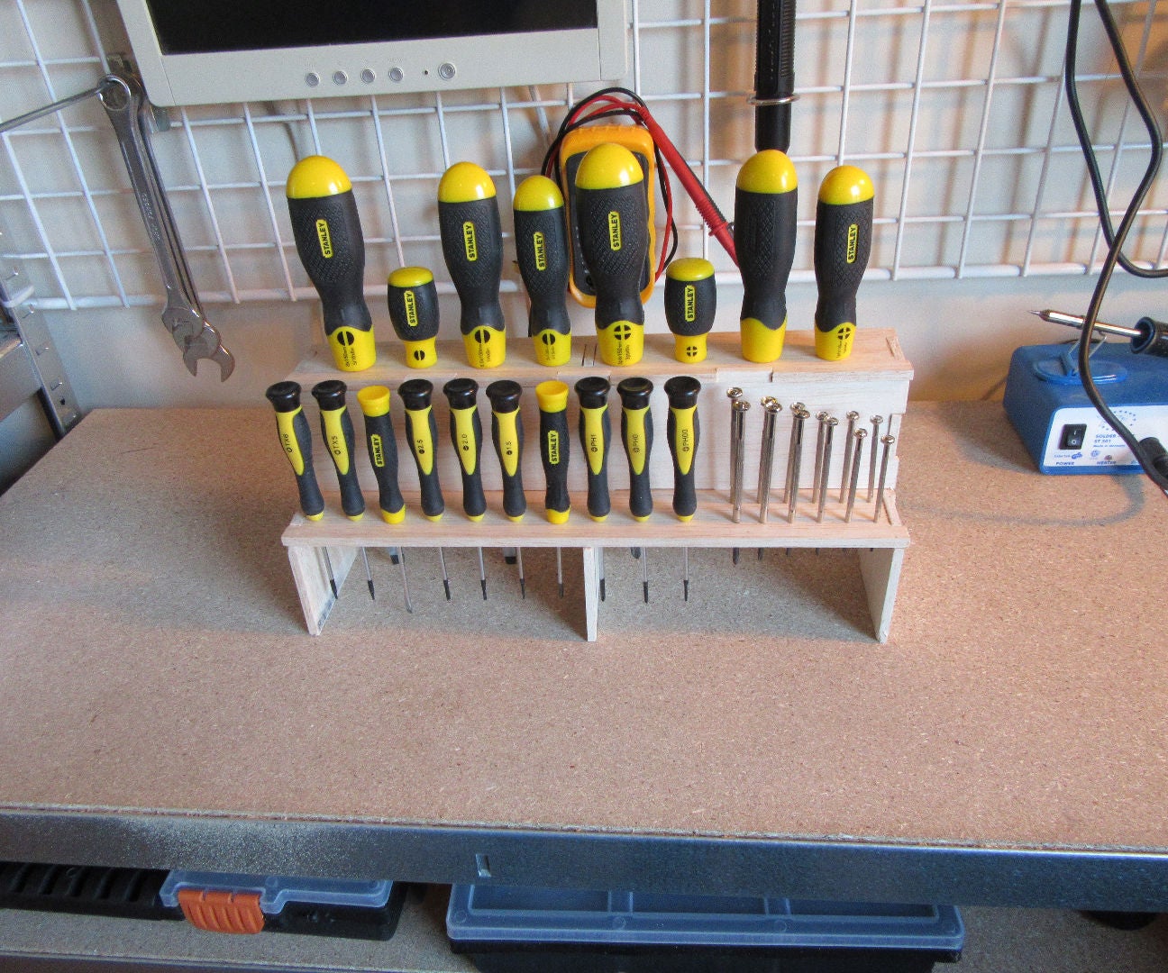 Screwdriver Organizer 4 Steps (with Pictures) Instructables