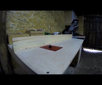The Ultimate Miter Saw Station // Router Table