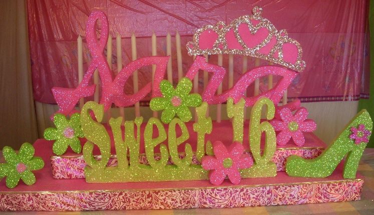 Sweet 16 Candelabra Princess Themed - DIY - Decorate It Yourself and Save Money