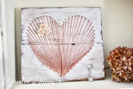 Easily Create Beautiful Decor With Scrap Wood and String