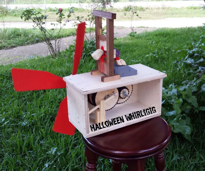 Halloween Themed Whirligig