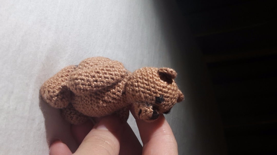 How to Crochet a Tiny Teddy Bear