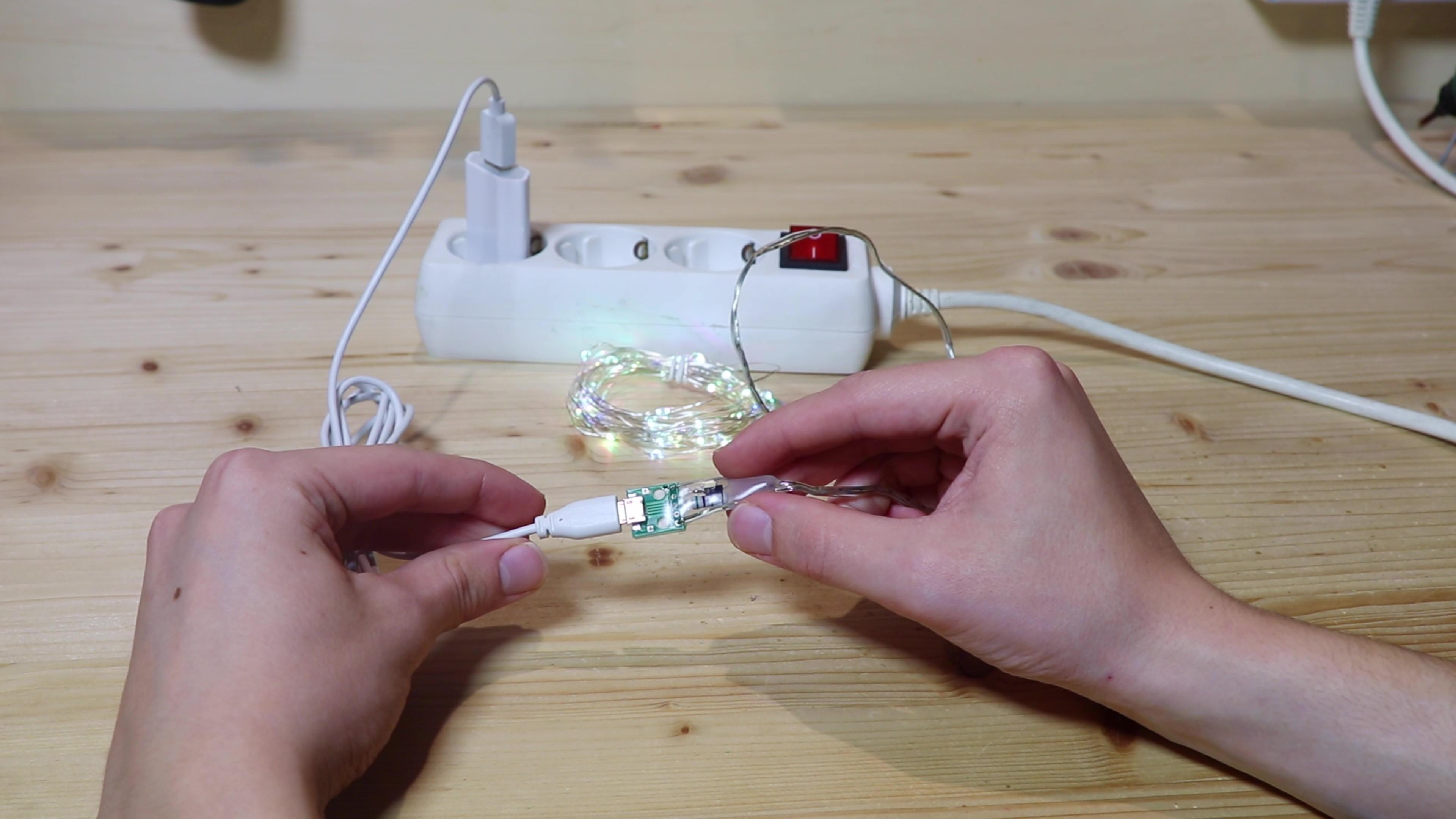 From Batterypowered to USB Christmas Lights 6 Steps (with Pictures