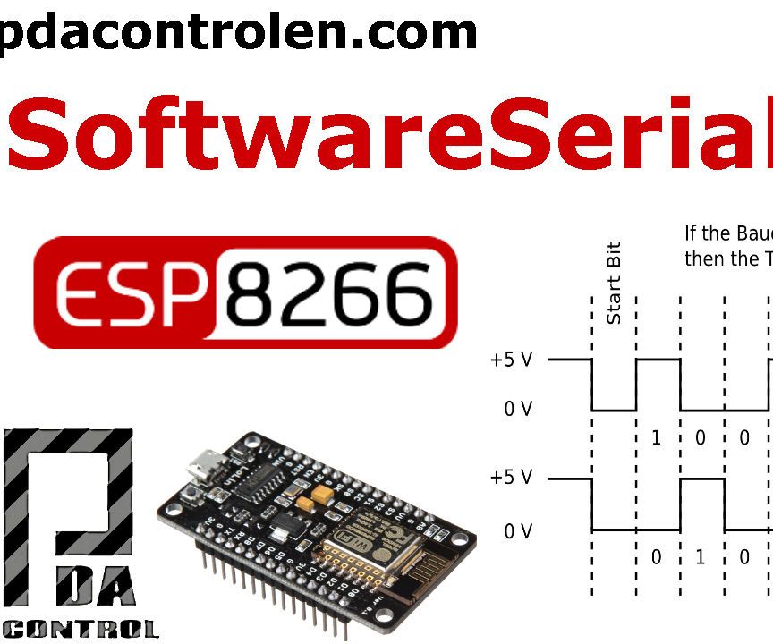 ESP8266 Two Serial Ports With SoftwareSerial Library