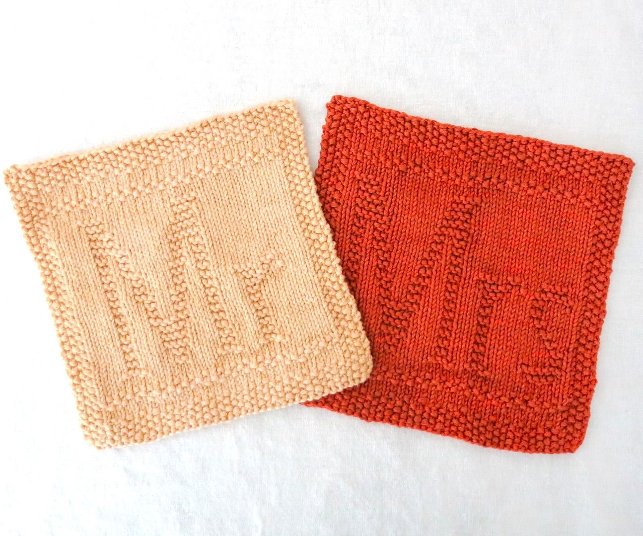 Mr and Mrs Knit Dishcloths