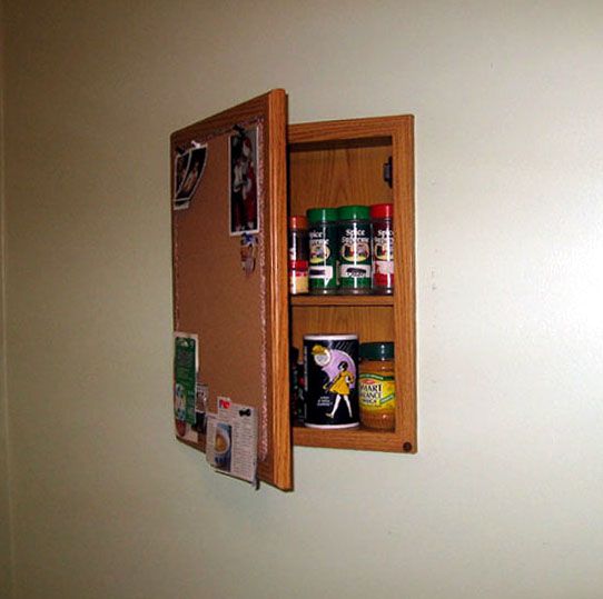 Spice Cabinet or Bulletin Board?