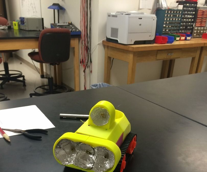 Electronic Dog (laser Following Robot)