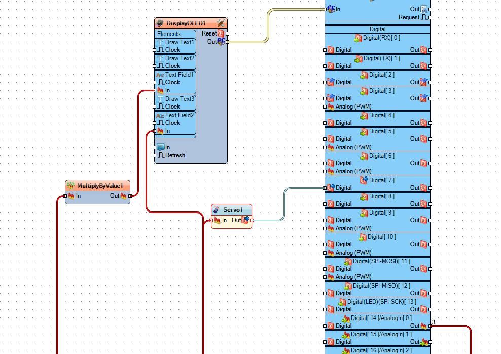In Visuino Connect Components In Visuino Connect Components