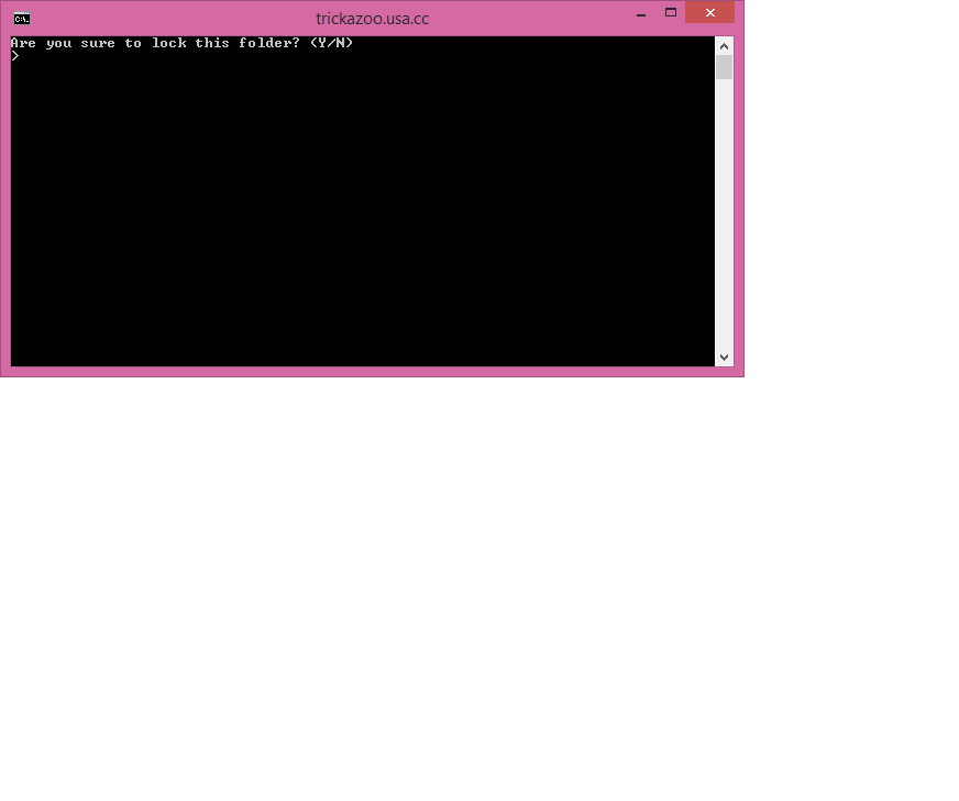 How to Lock Any Folder Without Any Software