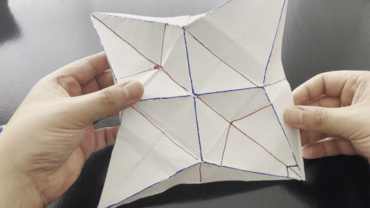 Trace Origami Folds and Upload