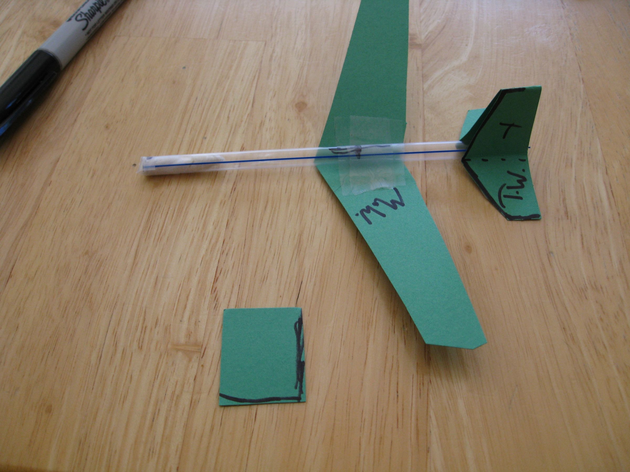 Awesome Straw Plane 6 Steps Instructables