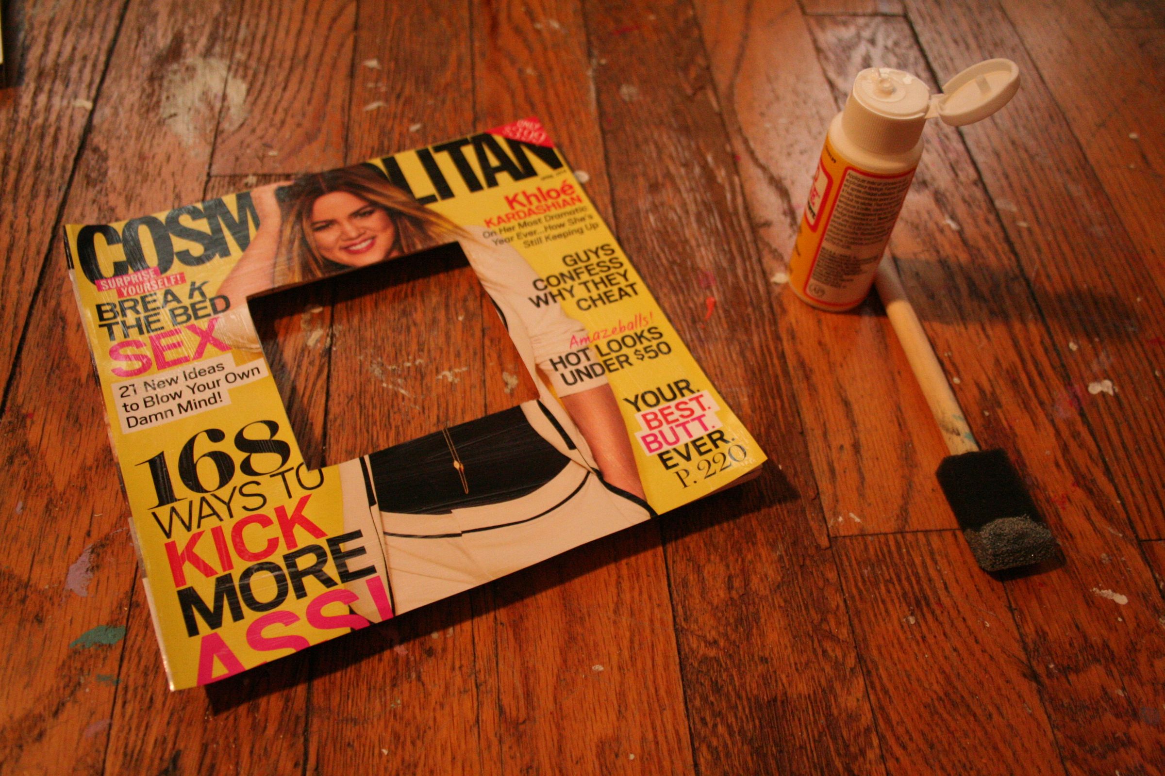 Magazine Cover Picture Frames 4 Steps Instructables