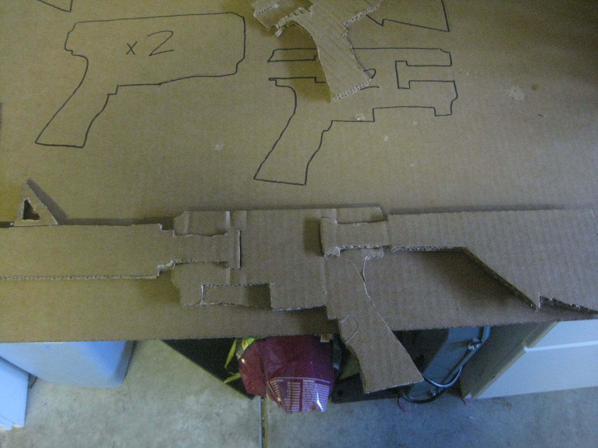 Cardboard Assault Rifle! : 5 Steps - Instructables