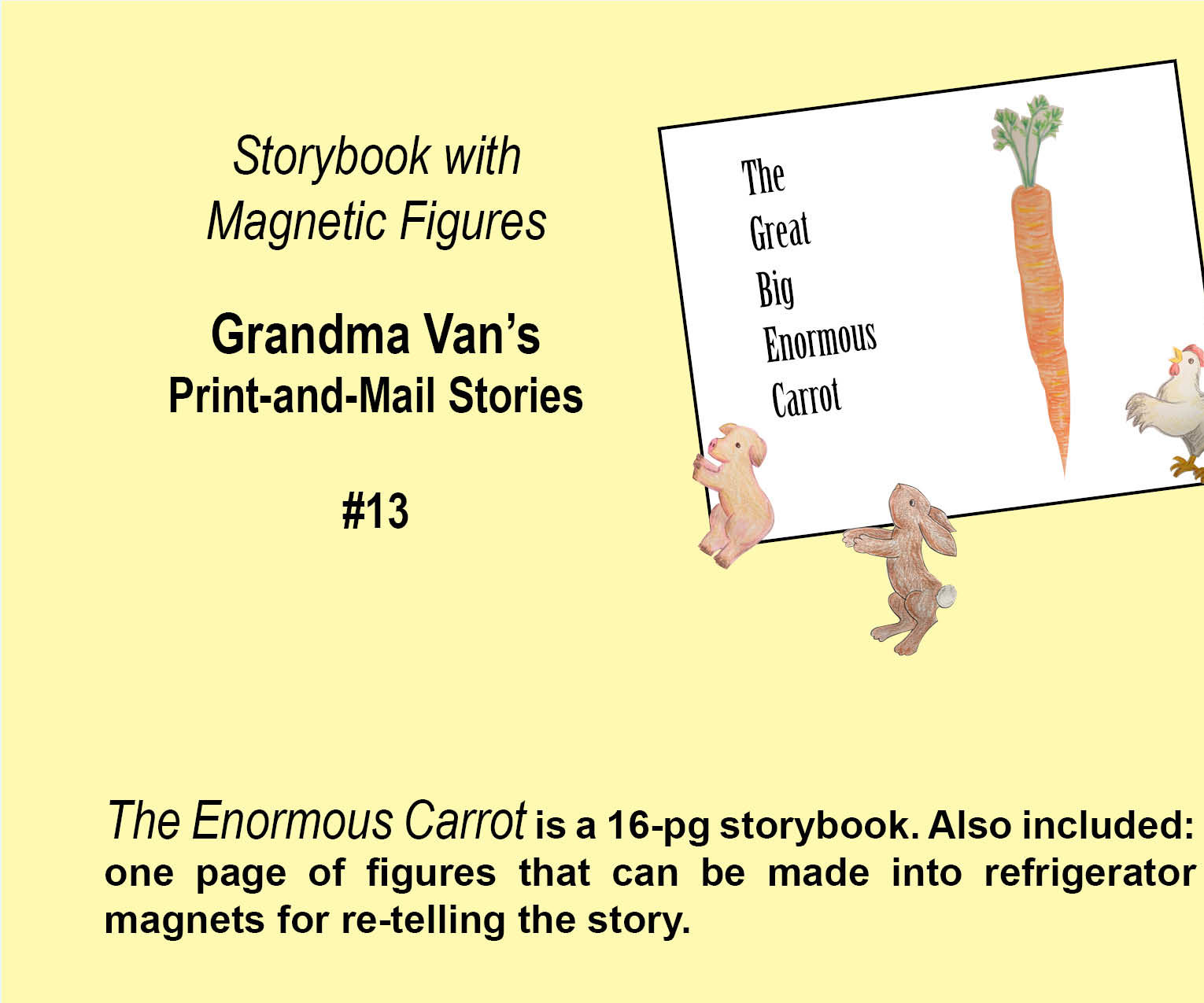Storybook With Magnetic Figures (#13)