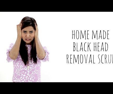 DIY Blackhead Removal Scrub
