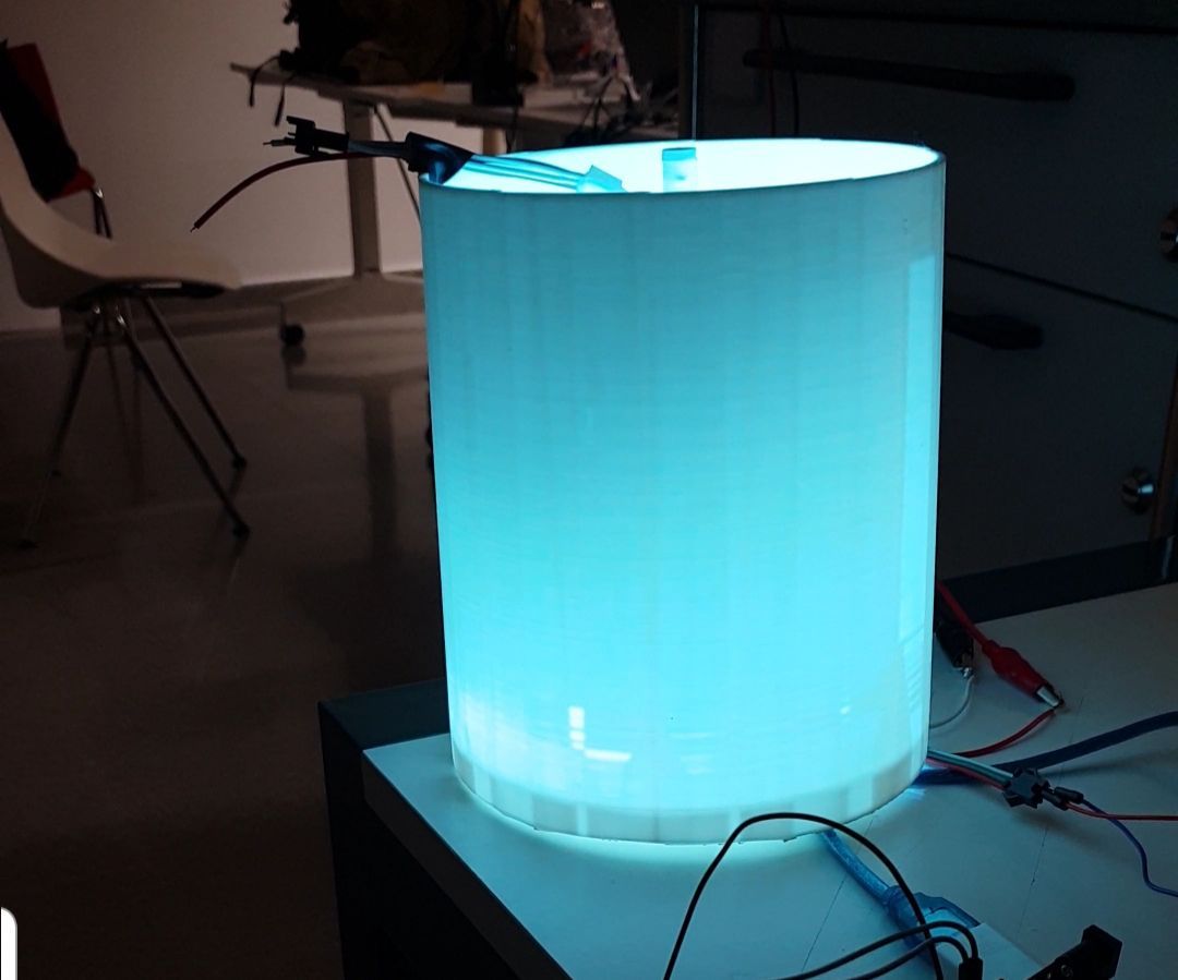 Pulse Sensor LED Lamp