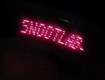 Simple POV Homemade Arduino Shield