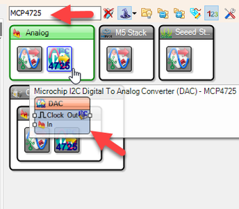Generate Sine Waves - in Visuino Add & Set Components