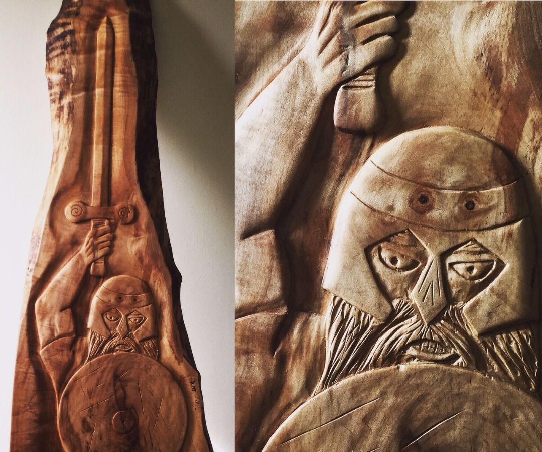 Carving the Celtic Warrior (Handtools Only)