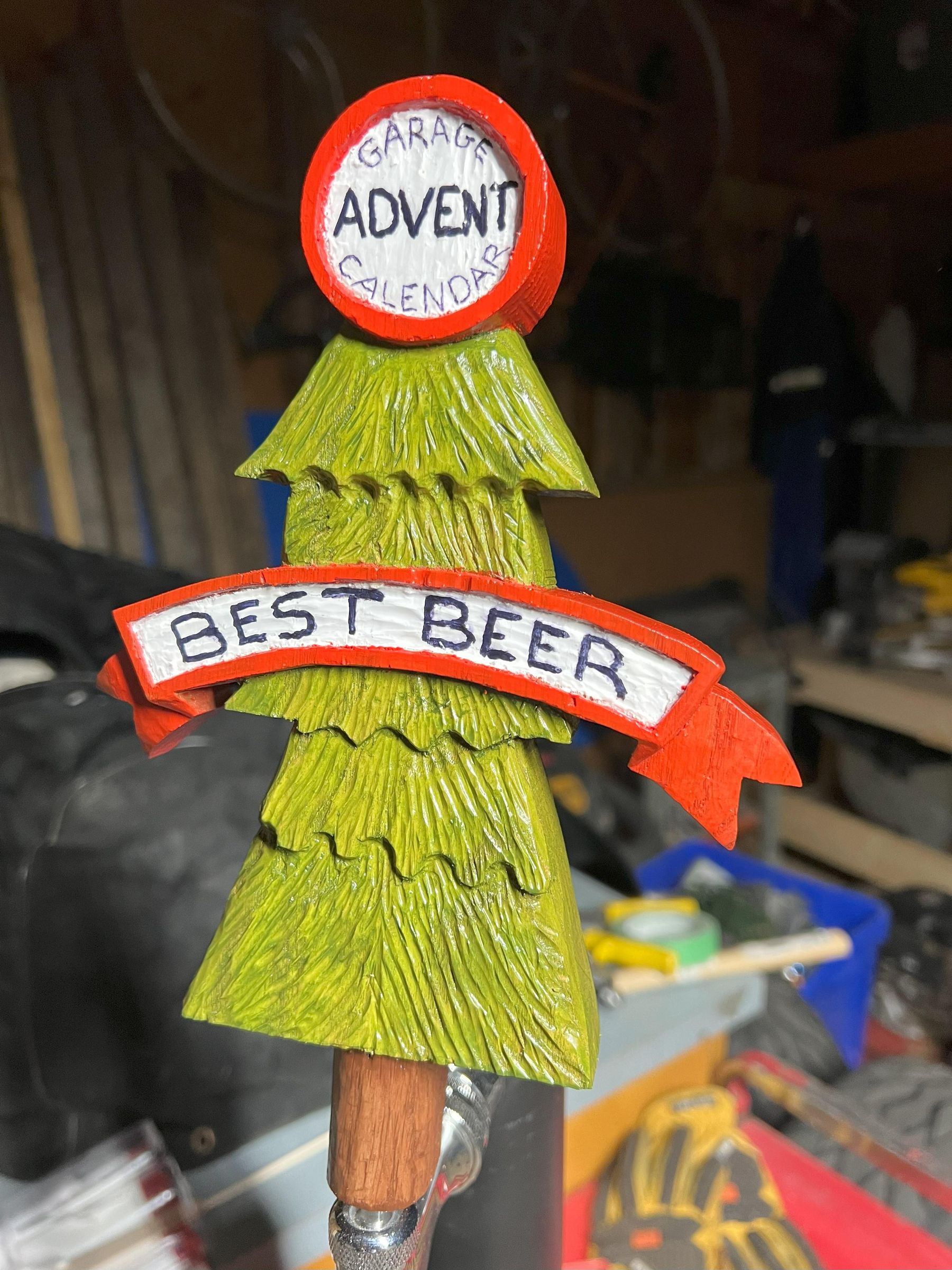 Christmas Beer Tap Handle