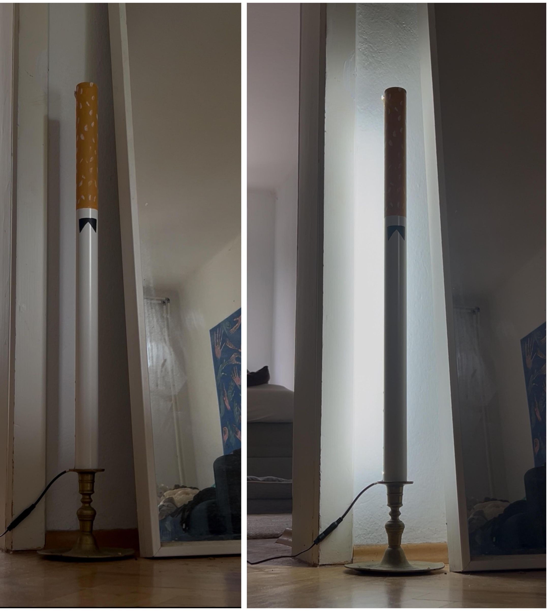DIY Giant Cigarette LED Lamp : 3 Steps - Instructables