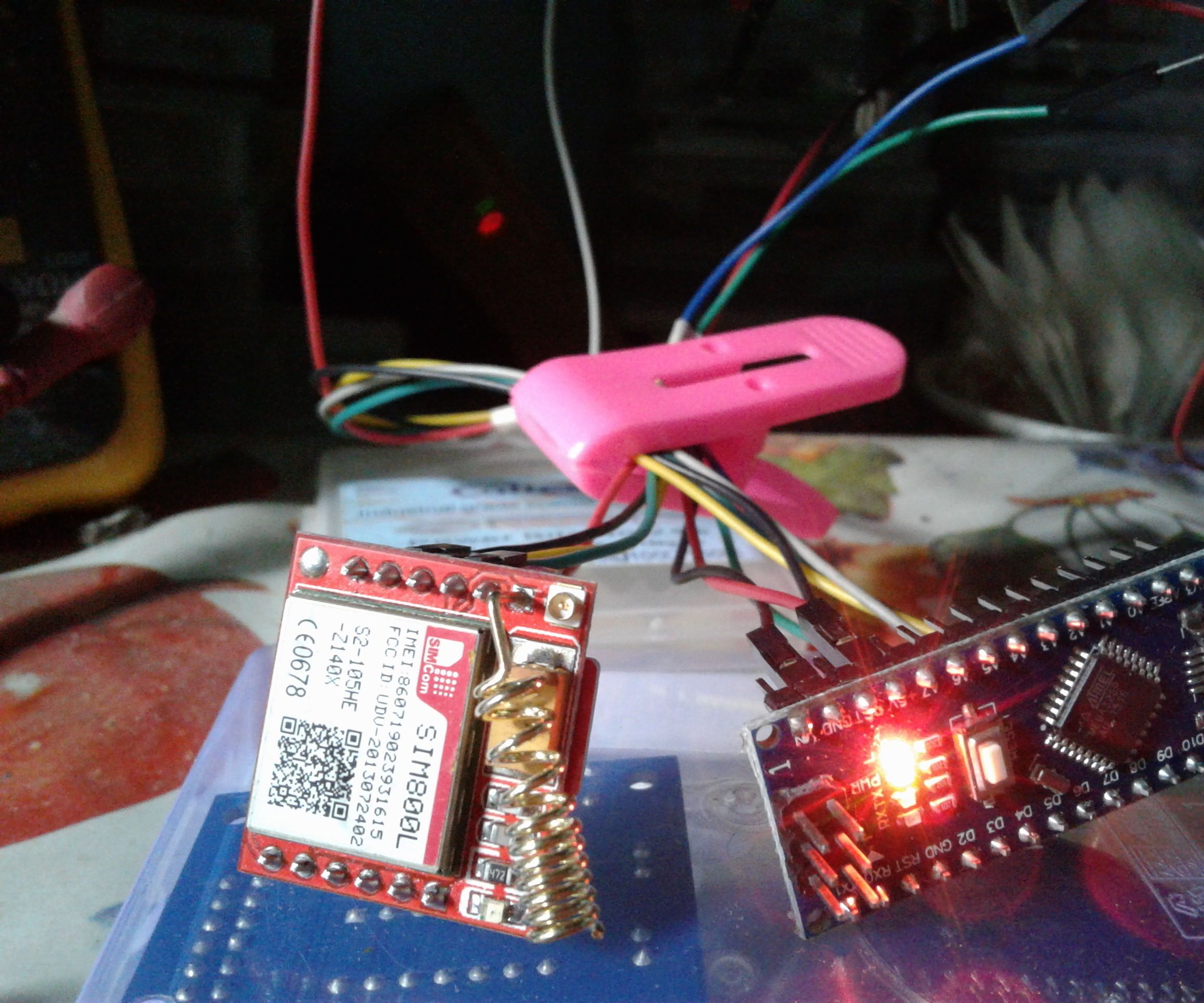 GSM Security Alarm (SIM800L SMS)