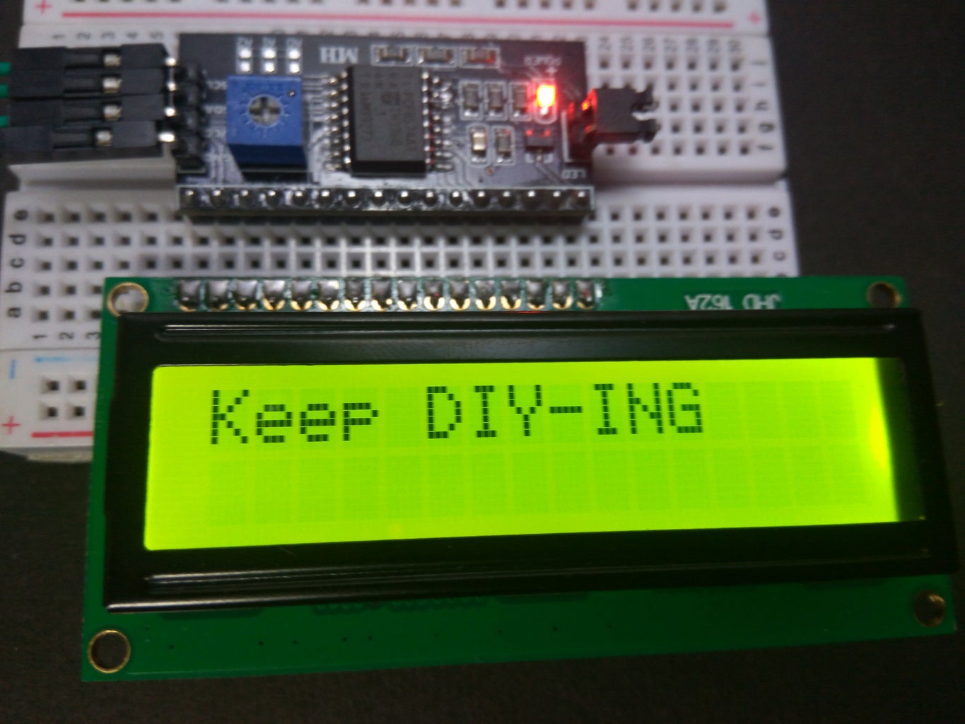 Use 16x2 LCD With I2C : 4 Steps - Instructables