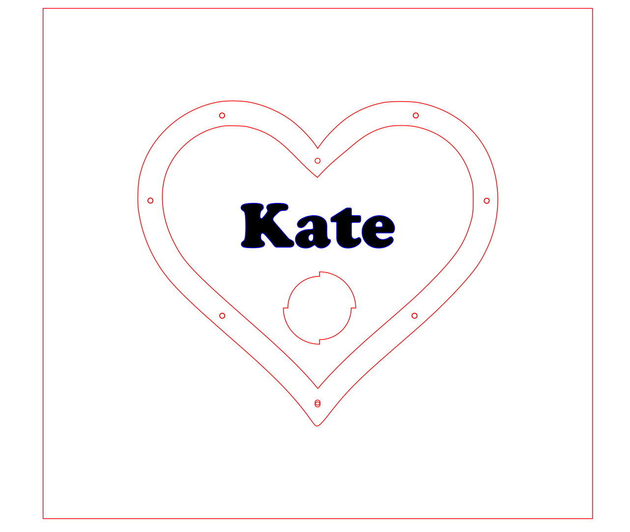 The Name Katie In Bubble Letters