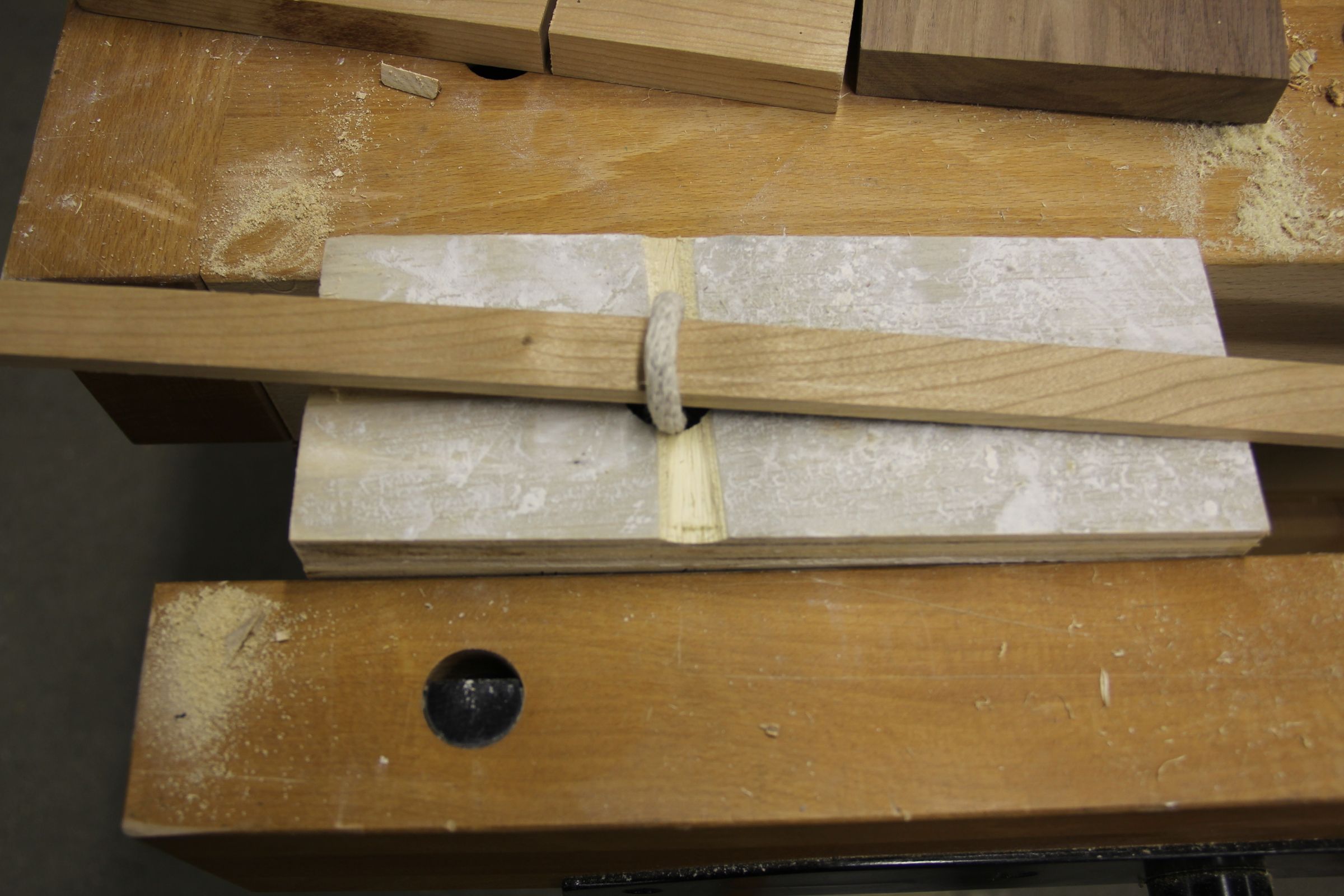 Foot Operated Hold-Down Tool