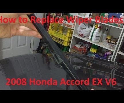 Tutorial: How to Replace Windshield Wipers on a 2008 Honda Accord V6