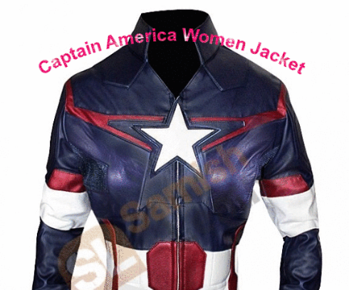 Avengers Age of Ultron Captain America Women Jacket