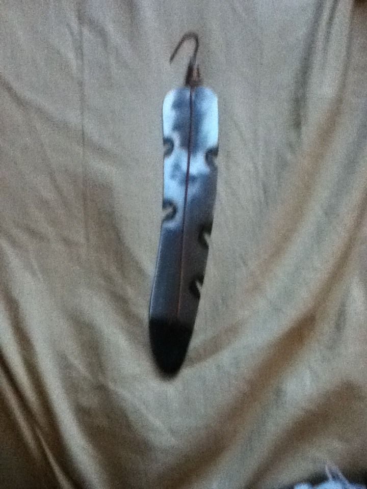 Handcrafted Metal Feather