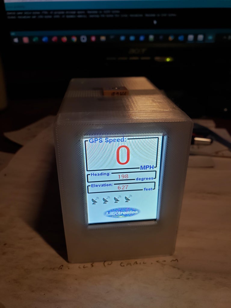 GPS Speedometer : 5 Steps (with Pictures) Circuit Diagram